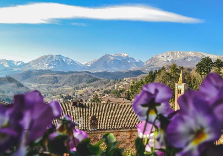 Casa vacanza per 2 persone, con Balcone e Terrazza nonché Panorama a Amandola