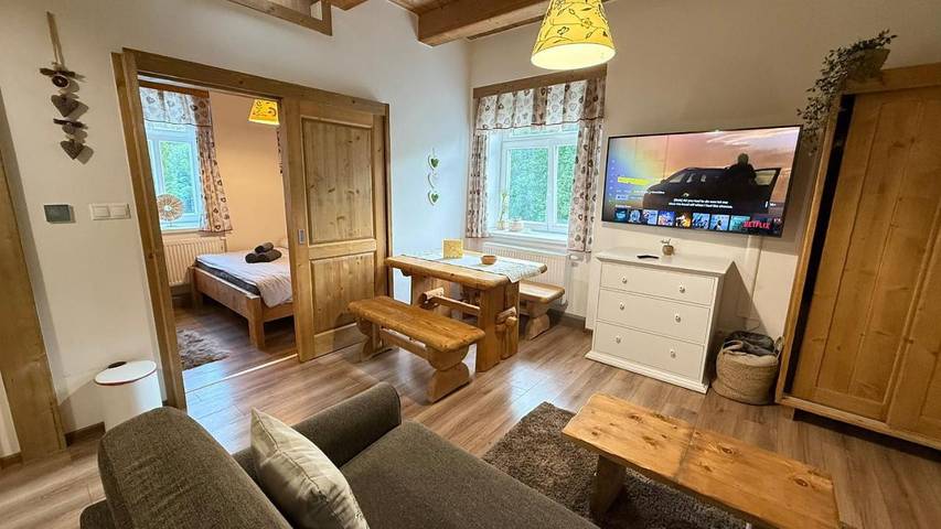 Ferienwohnung für 4 Personen, mit Kinderpool und Garten sowie Ausblick, mit Haustier in der Slowakei