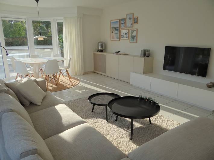 Ferienwohnung für 4 Personen, mit Terrasse und Ausblick, kinderfreundlich in Nieuwpoort