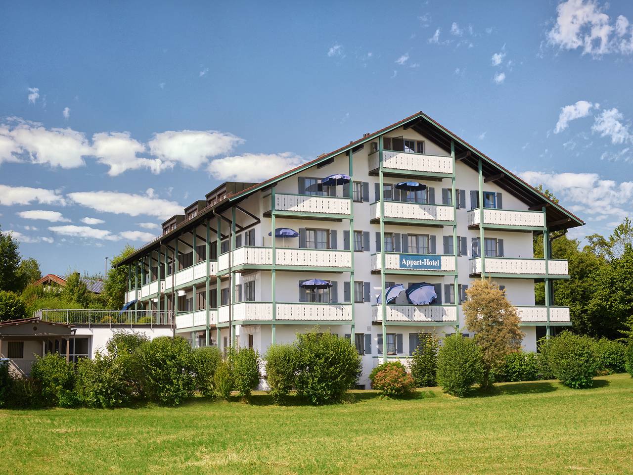Appart-Hotel Bad Endorf - Doppelzimmer mit Dusche und Wc in Bad Endorf, Chiemsee