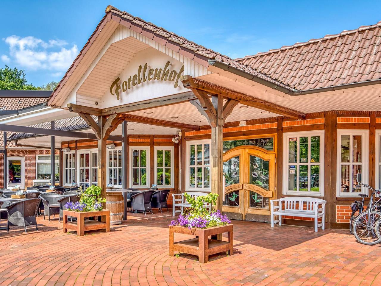 Forellenhof, Hotel - Fewo Forellenblick, Dusche oder Bad, Wc in Walsrode, Landkreis Heidekreis