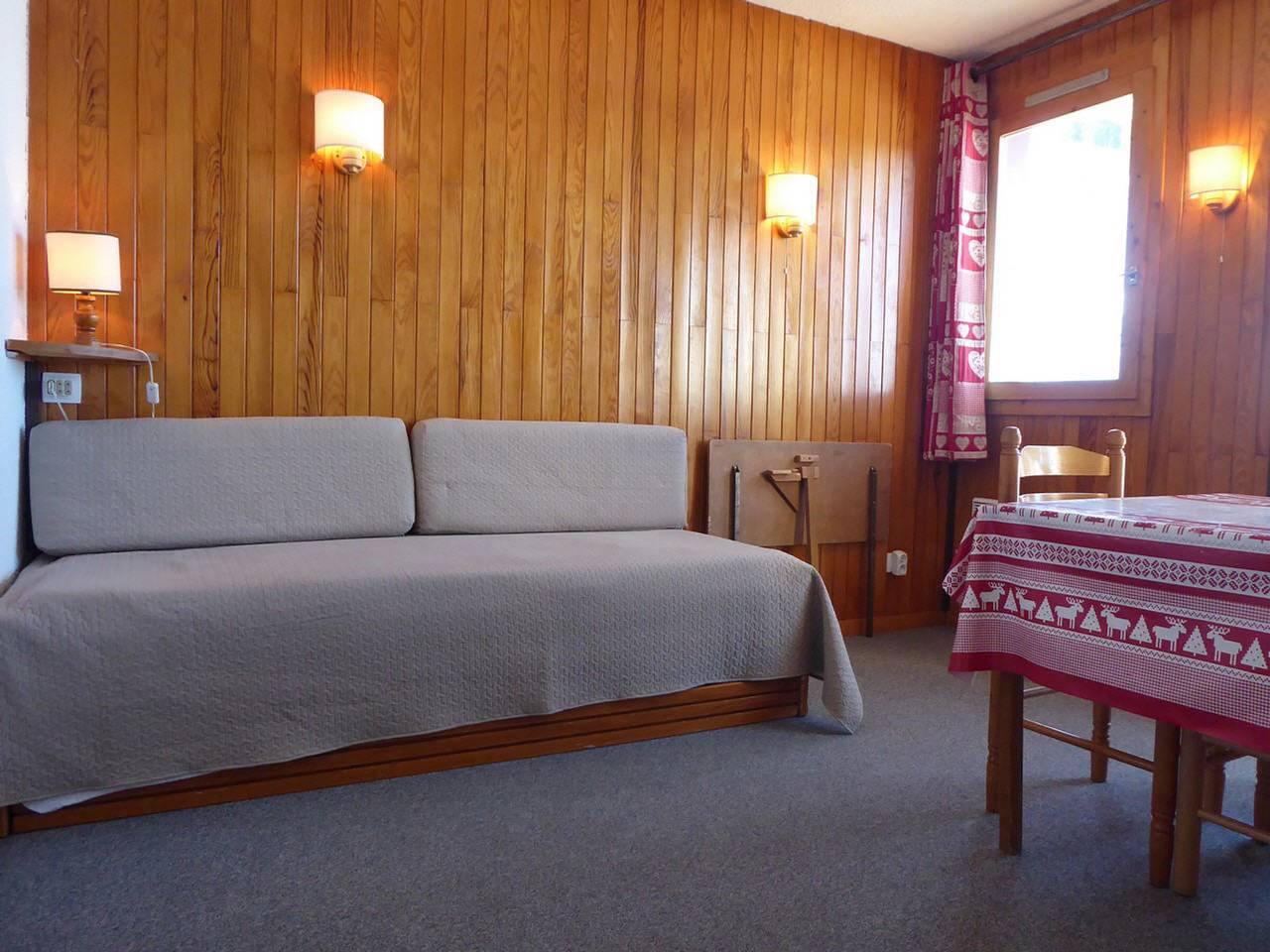 Estudio entero, Estudio para 3 pers. en Montchavin, cerca de pistas, parking gratuito in Bellentre, La Plagne-Tarentaise