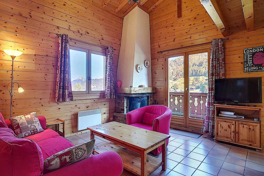 Appartement entier, Demi-chalet 6 pers à La Clusaz avec Wifi, animaux admis et parking in La Clusaz, Région d'Annecy