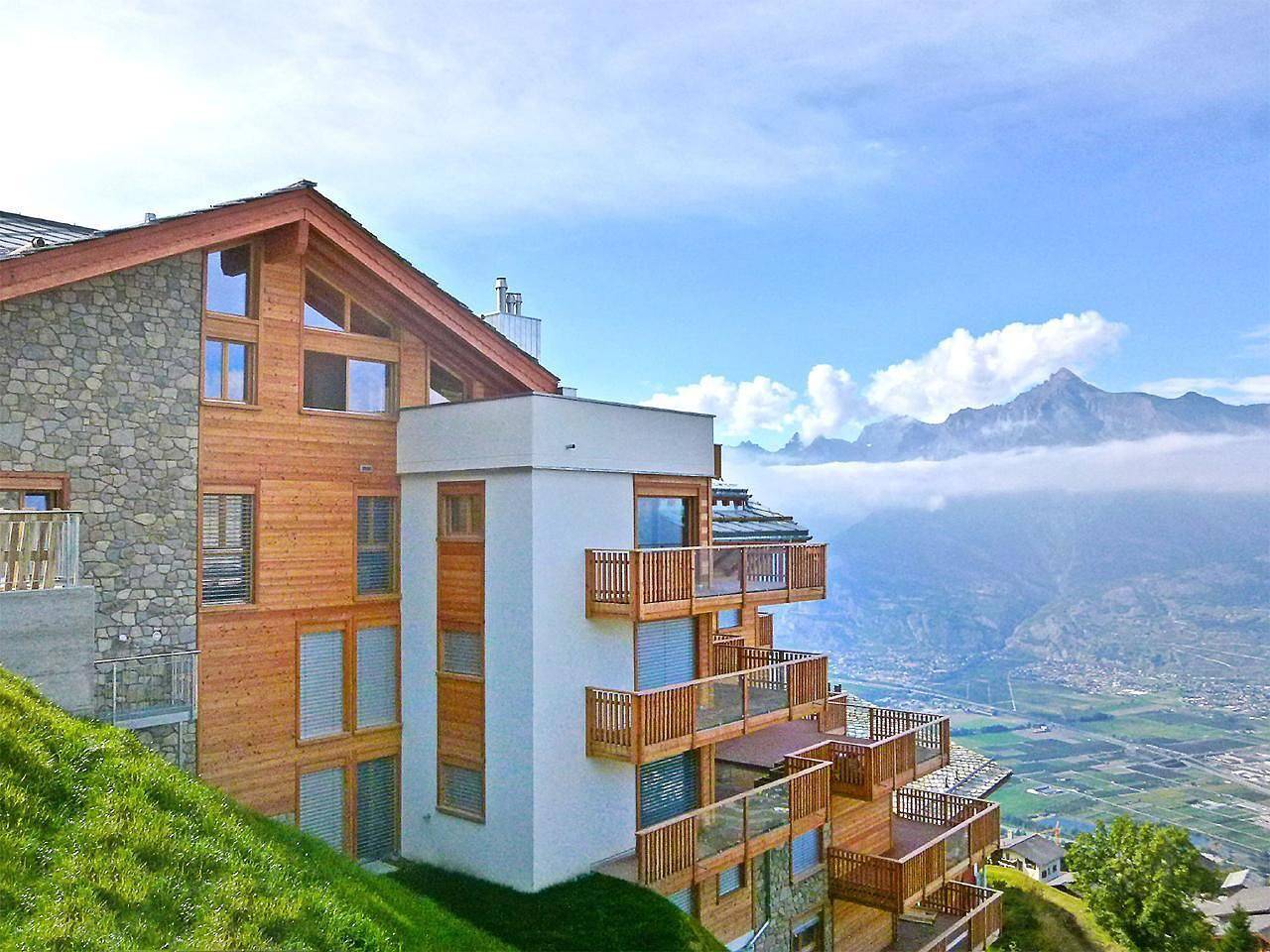 Apartamento vacacional entero, Apartamento de vacaciones para 6 personas con balcón in Veysonnaz, Alpes del Valais