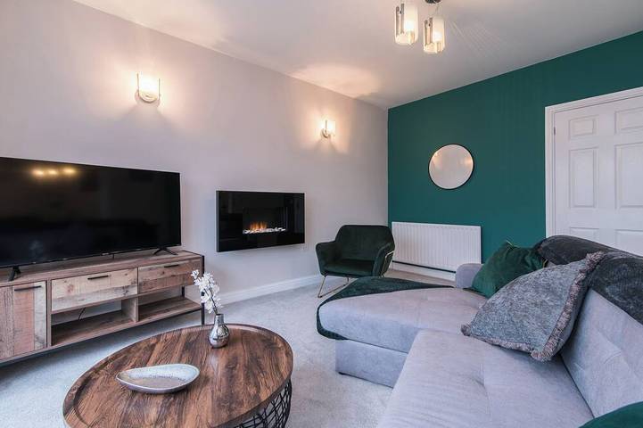 Log cabin for 8 people, with balcony/terrace in Matlock
