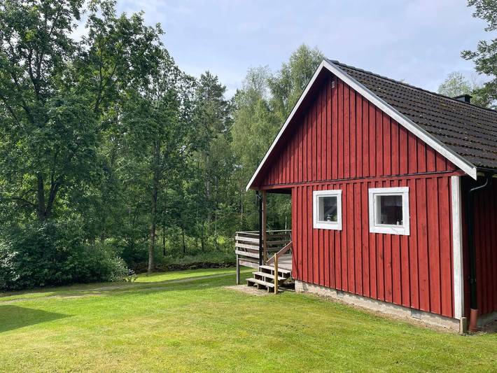 Friedlicher Rückzugsort im Wald mit Ferienhaus in Kristianstad, Schwedische Ostsee