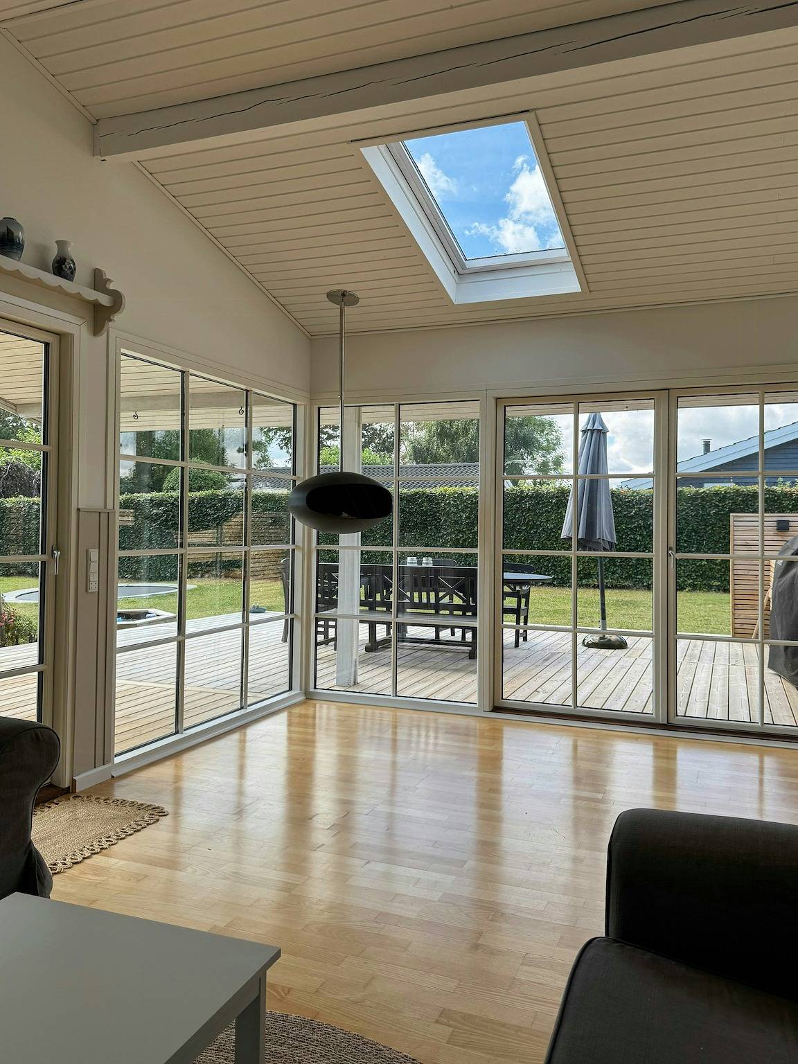 Ferienhaus auf Fejø mit Blick auf die Felder in Strandnähe in Fejø, Schwedische Ostsee
