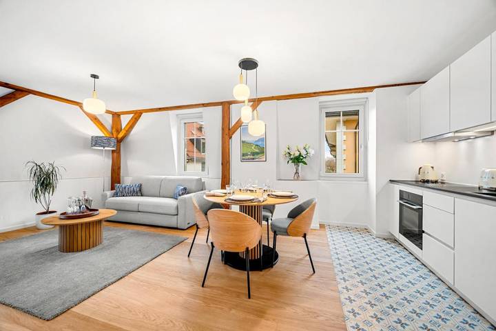 Gîte pour 6 personnes, avec vue sur le lac et vue à La Tour-de-Peilz - 4