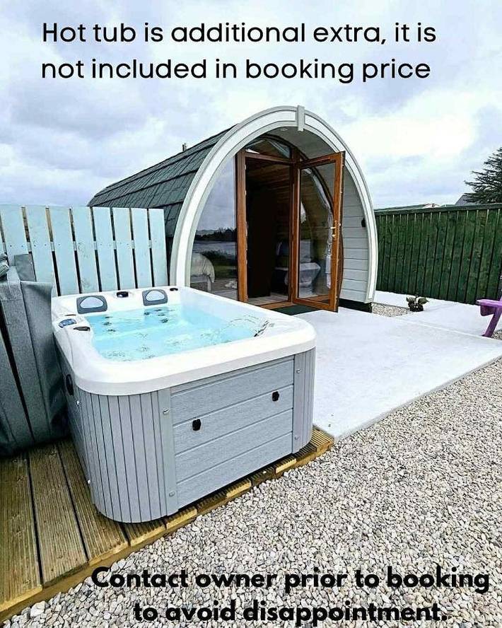 Tente pour 2 personnes, avec Terrasse et Jardin ainsi que Vue et Vue sur le lac en Irlande - 2