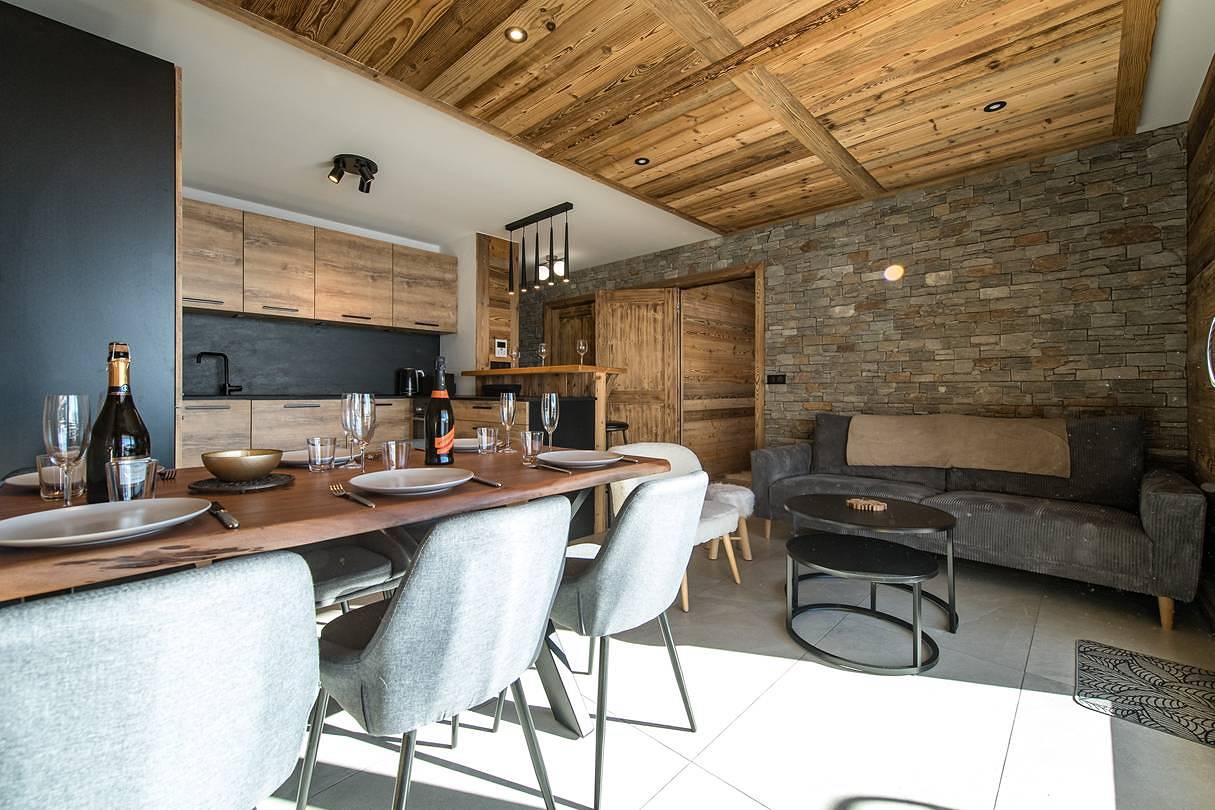 Apartamento vacacional entero, Apartment for 6 people in a new residence on the slopes in La Toussuire, Fontcouverte-la Toussuire