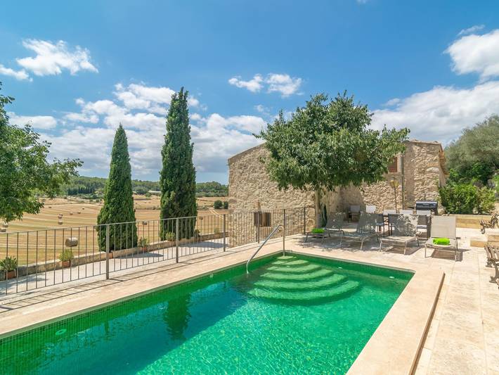 Ferienhaus für 10 Personen, mit Terrasse und Garten sowie Pool in Sant Joan (Mallorca)