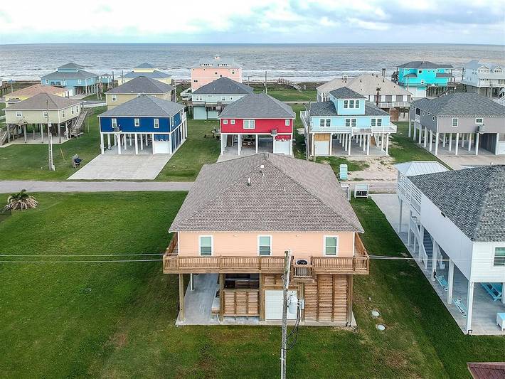 Vacation house for 10 people in Bolivar Peninsula