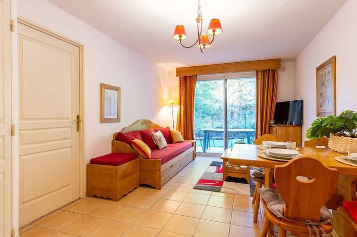 Apartamento entero, Apartamento 4 personas con piscina y parking en Vielle Aure in Vielle-Aure, Parque nacional de los Pirineos