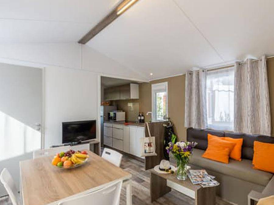 Camping Château du Gibanel - Sea Green By Sunêlia - Mobilheim 4 personen - Cottage Privilège - 2 Zimmer 4/6 Pers. in Saint-Martial-Entraygues, Tulle und Umgebung