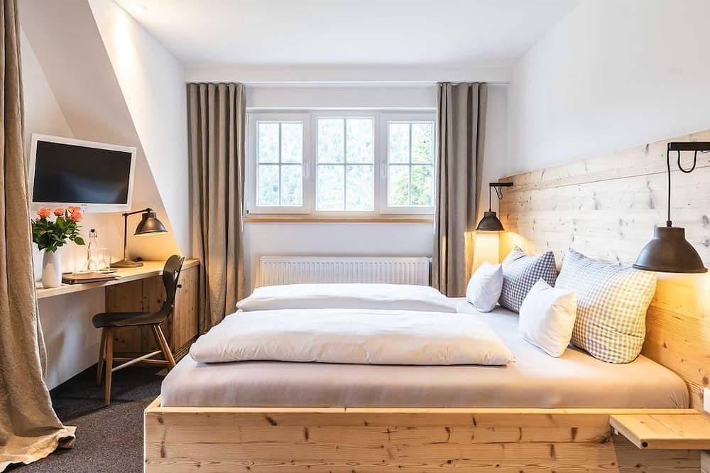 Einzelzimmer - Hotel Blaue Gams in Ettal, Bayerische Alpen