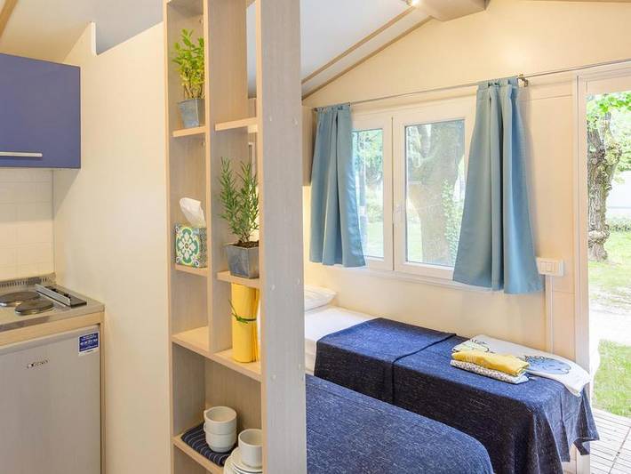 Camping Sabbiadoro - Mobilheim 2 personen - Model H - Twin in Lignano Sabbiadoro, Udine Provinz