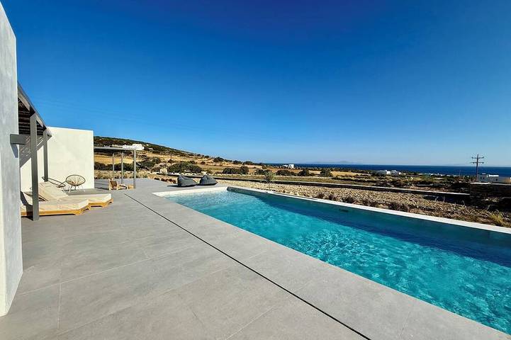 Villa voor 6 personen, met terras en tuin in Aliki