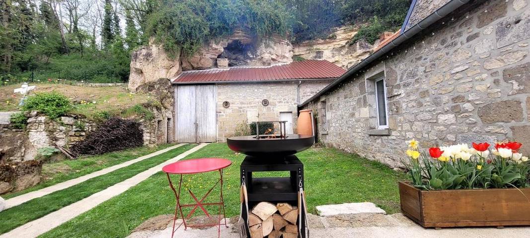 Maison de vacances pour 6 personnes, avec vue et jardin
