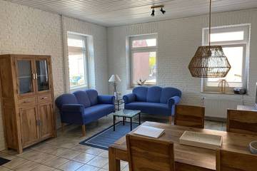 Ferienwohnung für 3 Personen, mit Terrasse und Garten, mit Haustier in Pilsum