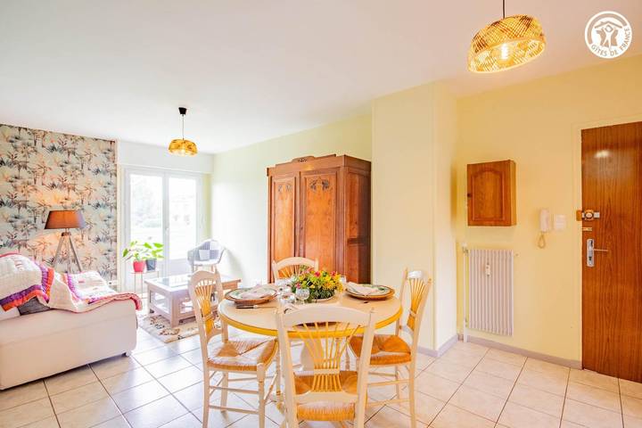 Gîte pour 3 personnes, avec Jardin
