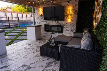 Villa pour 10 personnes, avec terrasse ainsi que vue et piscine à Las Vegas