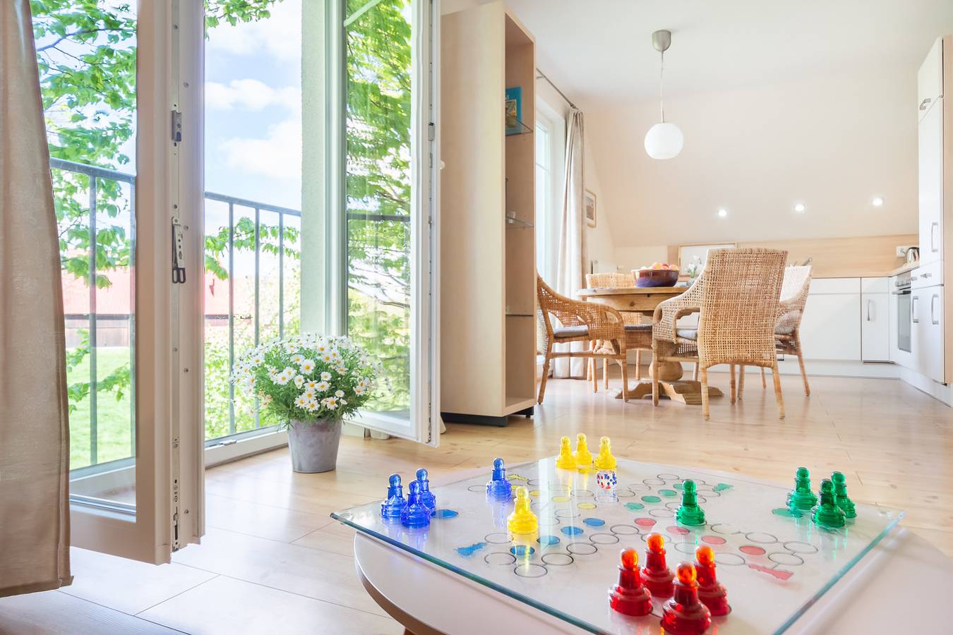 Ganze Ferienwohnung, Ostseegarten Langholz - Ferienwohnung Sommerwiese (bis 4  Pers) in Waabs, Rendsburg-Eckernförde