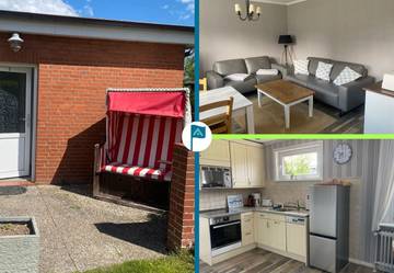Ferienwohnung für 4 Personen, mit Garten und Ausblick sowie Terrasse in Wyk auf Föhr