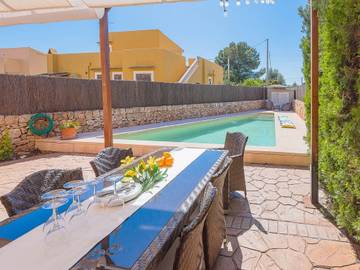 Ferienhaus in Sa Ràpita, Campos für 6 