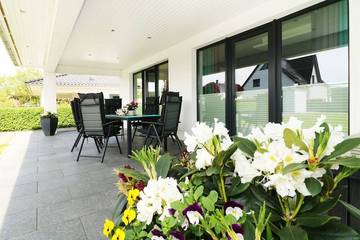 Ferienhaus für 4 Personen, mit Terrasse und Garten, mit Haustier in Mölschow