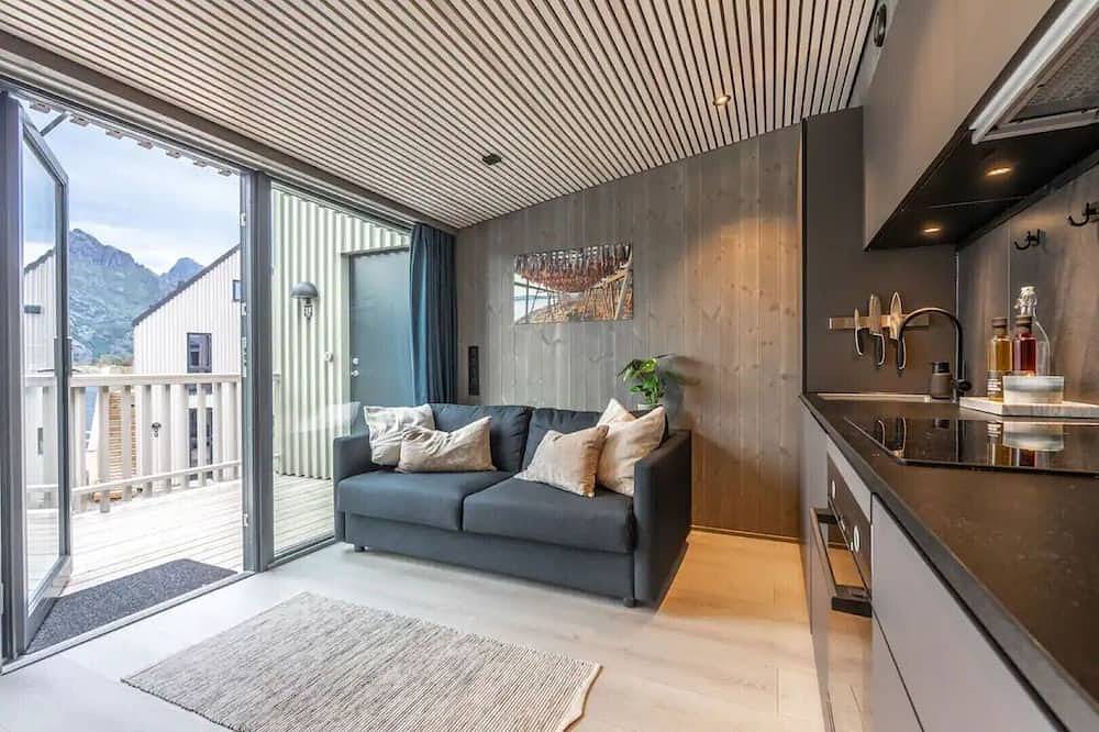 Ganze Wohnung, Modern apartment by the sea in Henningsvær in Henningsvær, Vågan