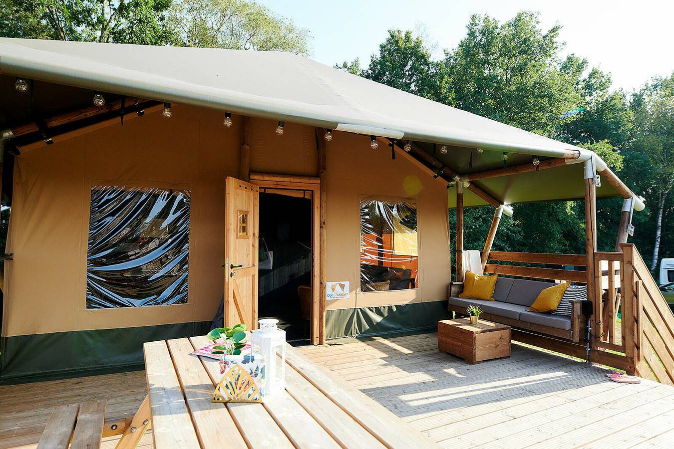 Vakantiepark Sallandshoeve — Safarihütte Xl für 6 Personen in Sallandse Heuvelrug