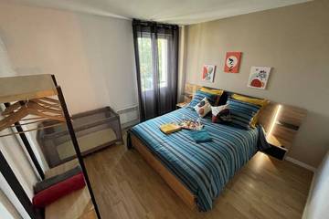 Gîte pour 4 personnes, avec balcon à Vaires-sur-Marne