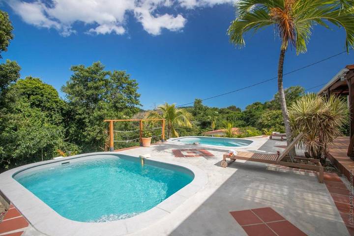 Location de vacances pour 4 personnes, avec terrasse ainsi que piscine et jardin à Sainte-Anne (Martinique) - 4