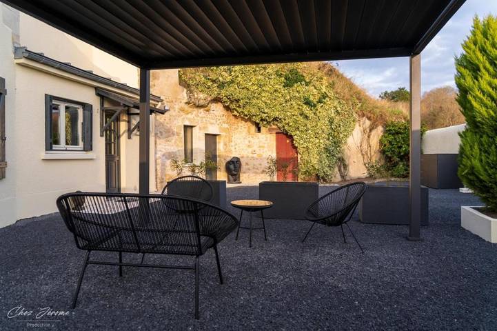 Location de vacances pour 2 personnes, avec sauna ainsi que jacuzzi et jardin à Vernou-sur-Brenne - 2