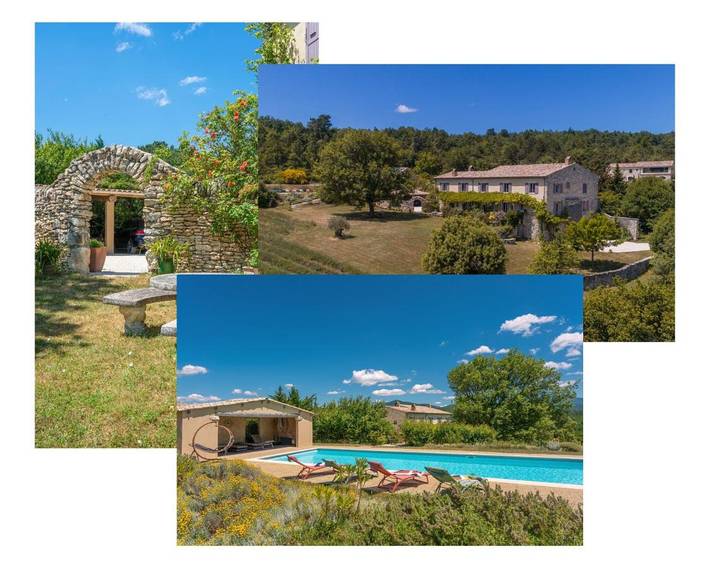 Maison d’hôte pour 2 personnes, avec Terrasse et Jardin ainsi que Piscine et Vue