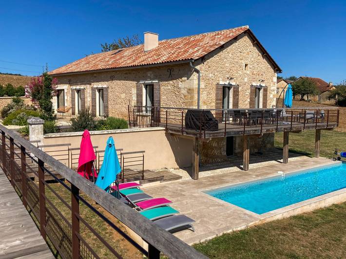 Villa pour 6 personnes, avec jacuzzi ainsi que terrasse et jardin en Dordogne - 2