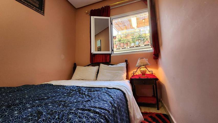 Maison d’hôte pour 2 personnes, avec jardin ainsi que vue et sauna, animaux acceptés dans Tamraght Ouzdar