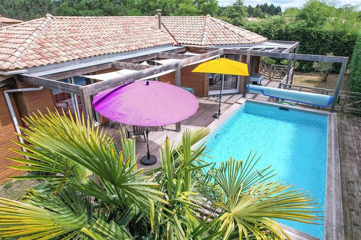 Location de vacances pour 5 personnes, avec jardin et terrasse à Saint-Paul-en-Born
