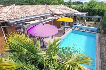 Location de vacances pour 5 personnes, avec jardin et terrasse à Saint-Paul-en-Born
