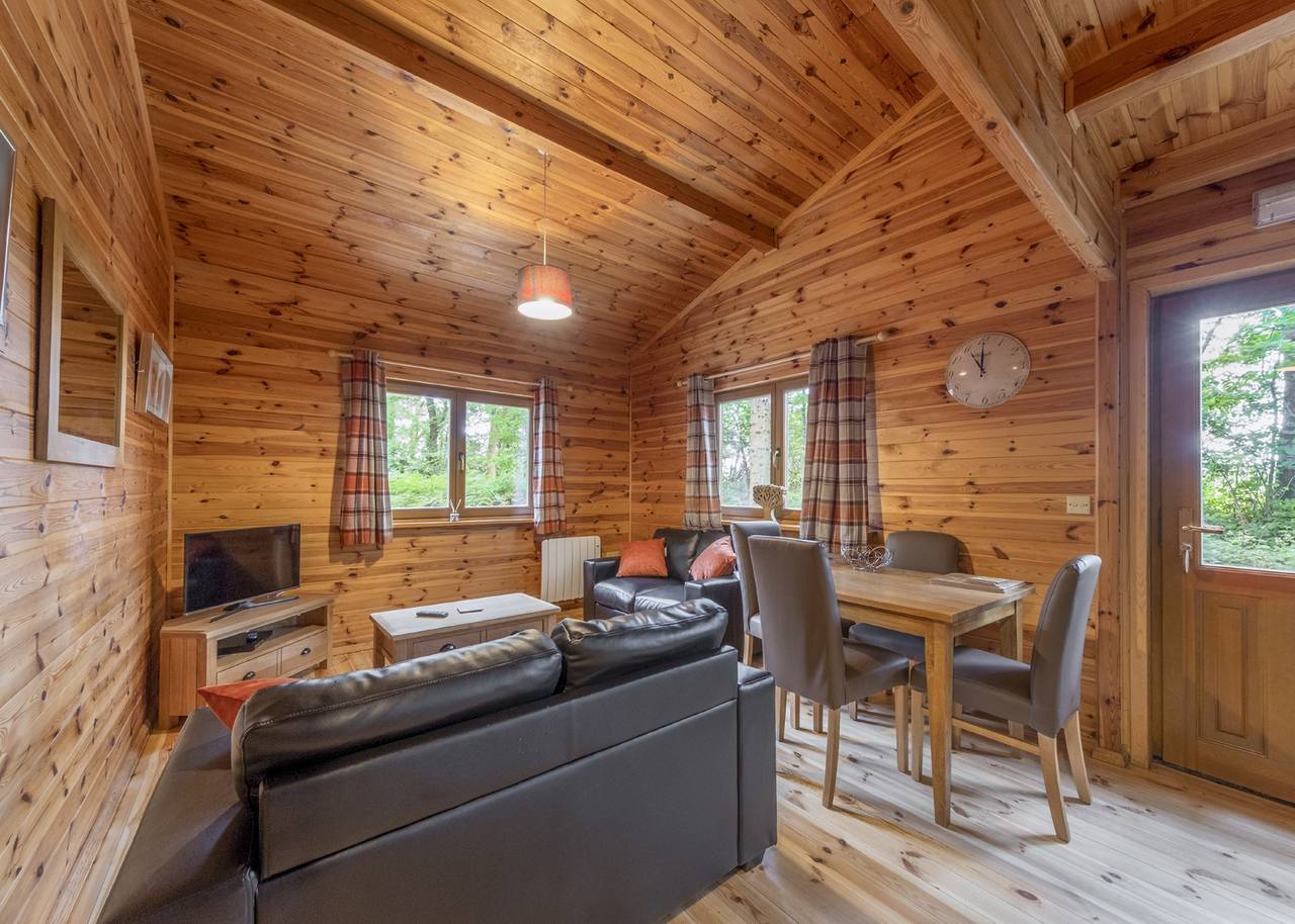 Woodland Willow Lodge in Shropshire