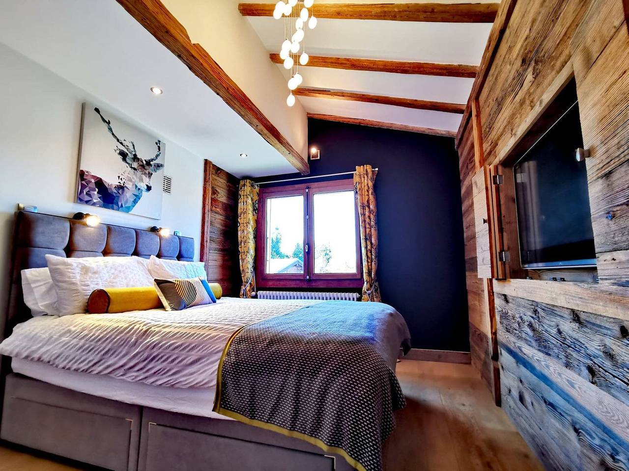 Chalet familial aux Gets, proche pistes, 4 chambres, cheminée et Wifi in Les Gets, Les Portes du Soleil