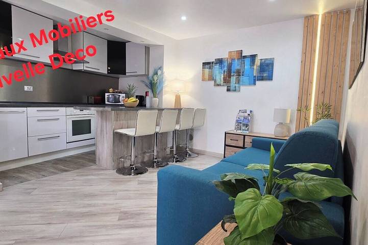 Appartement de vacances pour 4 personnes, avec jacuzzi ainsi que jardin et terrasse