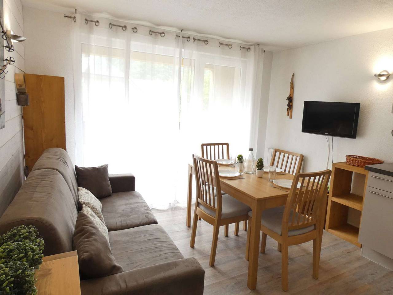 Apartamento entero, T2 para 4 pers con balcón en Saint-Lary-Soulan in Saint-Lary-Soulan, Parque nacional de los Pirineos