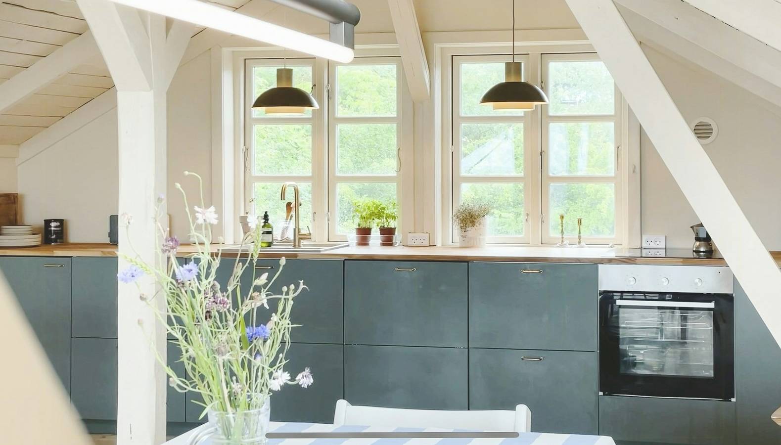 Ferienhaus mit Meerblick an der Bucht von Sejrøbugten in Veddinge, Fårevejle