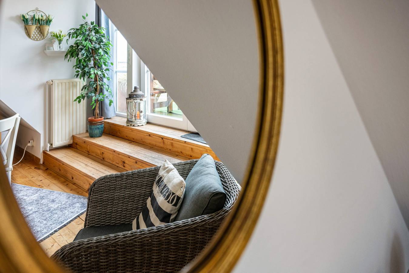 Ganze Wohnung, Ferienwohnung 'Weitblick' mit Dachterasse und Wi-Fi in Wesselburen, Nordseeküste