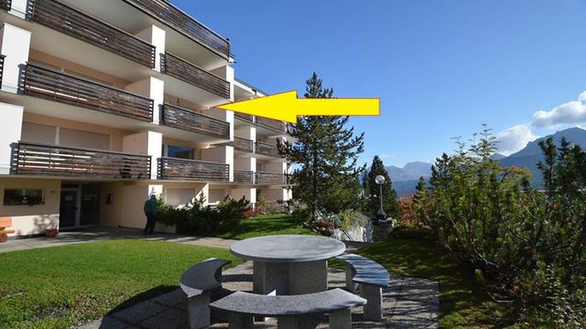 Appartement voor 2 personen, met balkon in Arosa