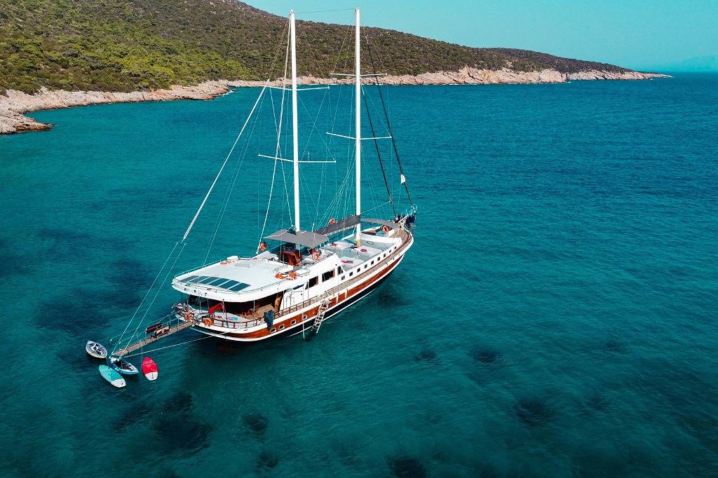 Boot für 12 Personen in Bodrum, Türkische Ägäis