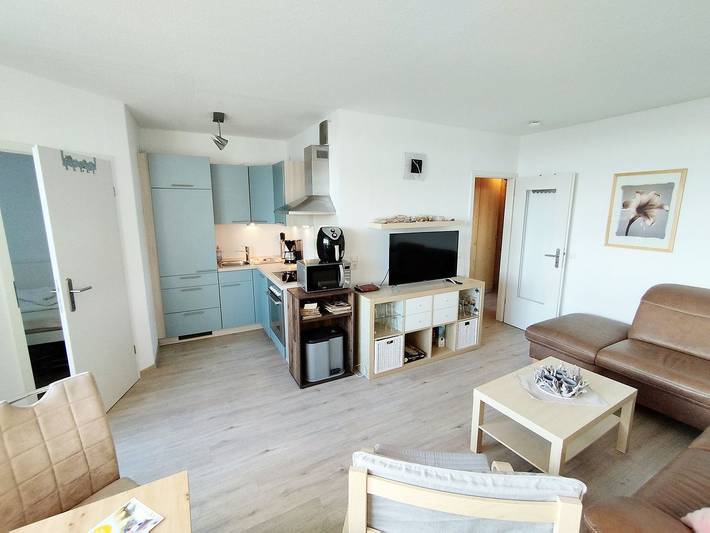 Ferienwohnung für 3 Personen, mit Seeblick und Balkon in Heiligenhafen