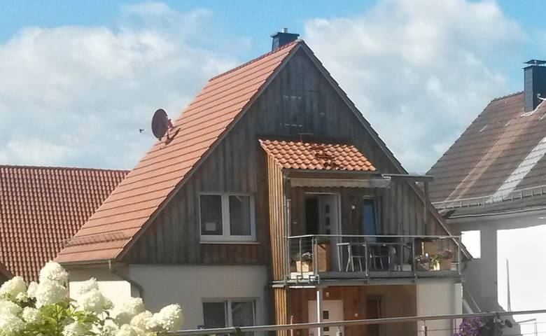 Ferienwohnung für 2 Personen, mit Balkon und Garten sowie Sauna im Waldecker Land