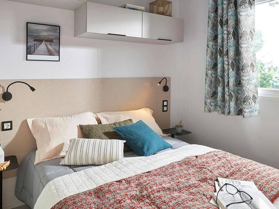 Camping Le Colombier - Mobilhome 2 personnes - Mobil-home Premium Studio 1 chambre in Culoz, Belley